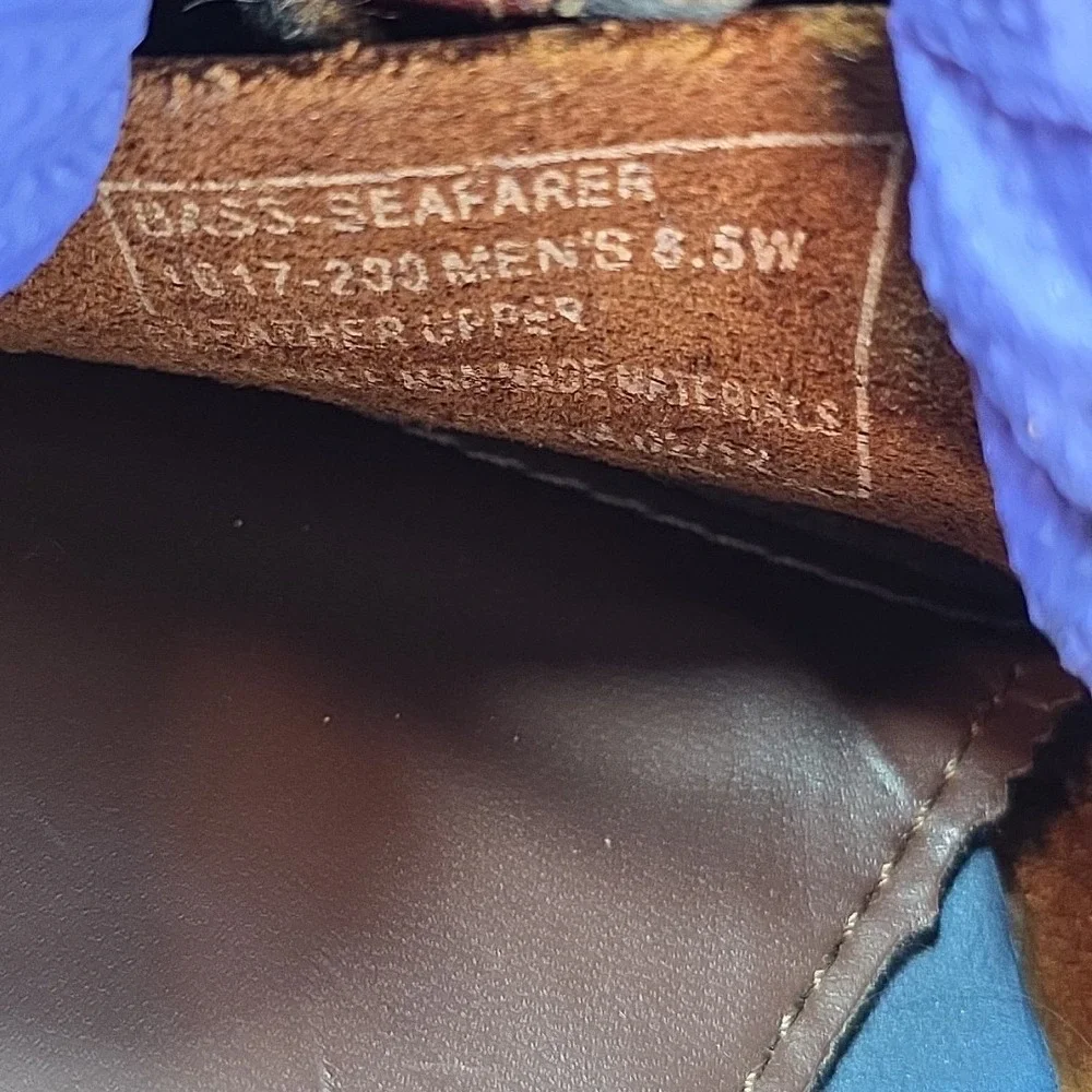 BASS Seafarer Leather Loafer Men's US Size 8.5W‎
